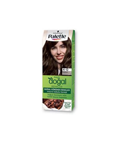 Palette ( 2 PIECES ) Palette Permanent Natural Colors Hair Dye 4-0 Brown