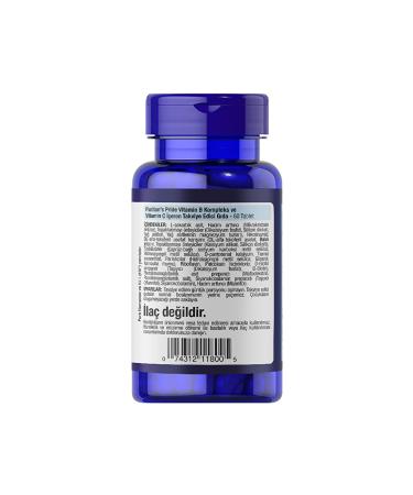 Puritan's Pride B Complex Plus Vitamin C 500 Mg 60 Tablets - Buy Online on GoSupps.com