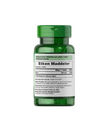 Puritan's Pride Chromium Picolinate 200 Mcg 100 Tablets - Buy Online on GoSupps.com