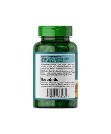 Puritan's Pride Turmeric Curcumin 1000 Mg 60 Capsules - Buy Online on GoSupps.com