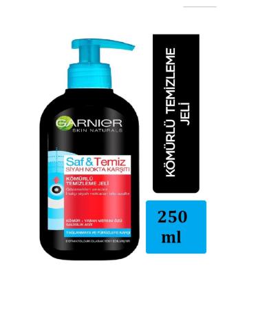 Garnier Pure&Clean Anti-Blackhead Cleanser 250ml X 2 PCS - Buy Online on GoSupps.com