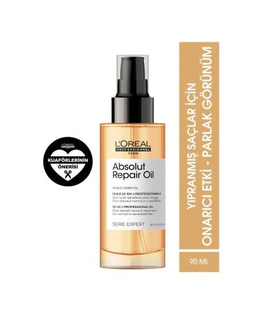 L'oreal Professionnel -Beauty Bar-Absolut Repair Specially Developed Shiny Serum for Damaged Hair 90ml