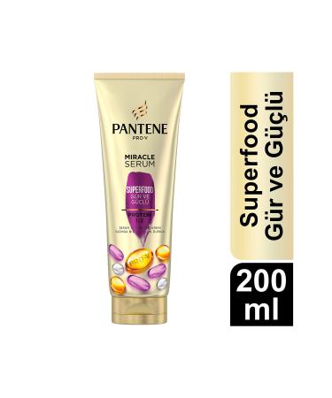 Pantene Miracle Superfood Thick and Strong Serum Hair Care Cream 200 Ml