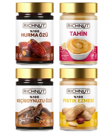 R CHNUT 4-Pack Advantage Package (0 Tahini Peanut Butter Carob Extract Date Extract)