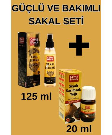 Cemil Efendi Beard Serum 125 ml Black Garlic Oil 20 ml