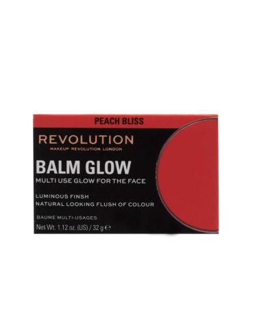 Revolution Glow Balm Peach Bliss Blush and Eyeshadow Cream Form with long-lasting intensely pigmented PR - Buy Online on GoSupps.com