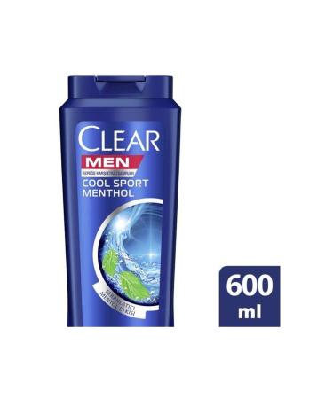 Clear Men Coolsport Menthol Shampoo 600 ml - Buy Online on GoSupps.com
