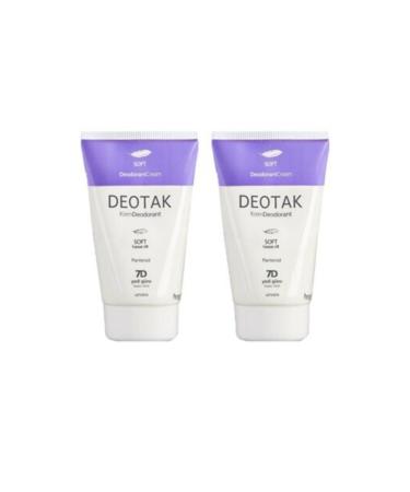 Deotak Soft Cream Deodorant Sensitive Skin 2pcs