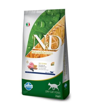 N & D Low Grain Lamb Sterilized Cat Food 10 kg