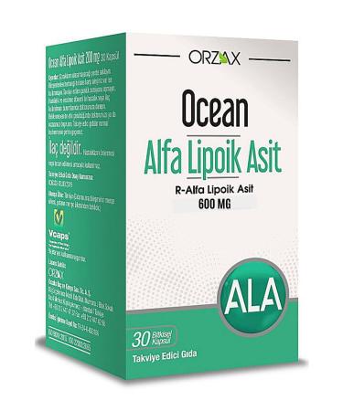 Ocean Ocean Alpha Lipoic Acid 600 mg 30 Capsules 3 Pieces