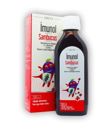 IMUNOL Imunol Sambucus 150ml Liquid Form Cherry Flavored - Buy Online on GoSupps.com