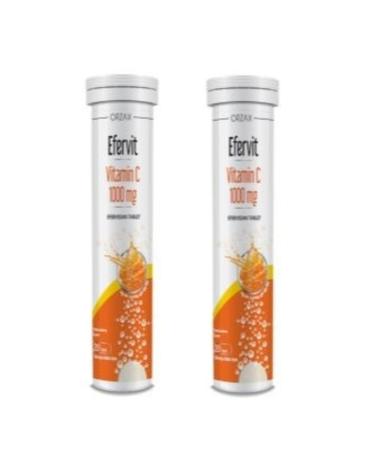 Ocean Efervit Vitamin C 1000 Mg-20 Effervescent Tablet*2 Pieces
