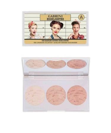 SUNTECNO Gabrini Highlighter Palette - Highlighter A 3-pack
