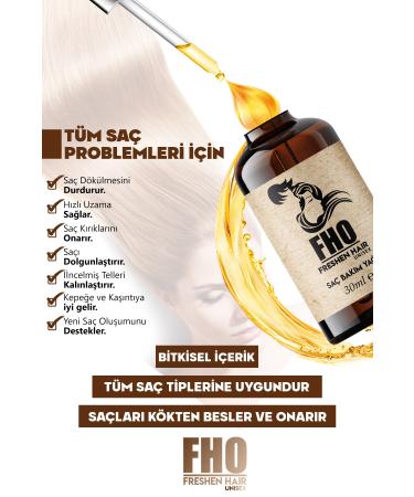 FHO Freshen Hair Herbal Hair Care Serum for Slow Growing Hair 2 X 30 Ml - Buy Online on GoSupps.com