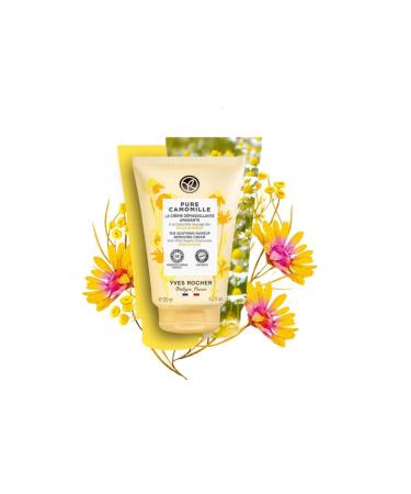Yves Rocher Face Cleansing Cream - Sensitive Skin / Pure Camomille Soothing and Make-Up Remover 125 ml - Buy Online on GoSupps.com