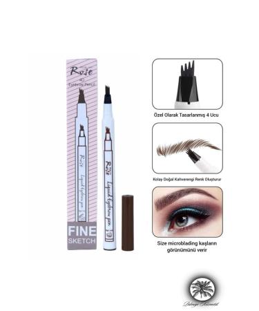 Rose EYEBROW PENCIL DARK BROWN BROWS FILLER