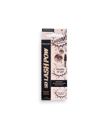 Revolution Makeup Revolution 5D Lash Pow Volume Mascara with Practical Cap 100% Cruelty Free & Vegan - Buy Online on GoSupps.com