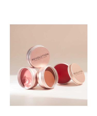 Revolution Glow Balm Peach Bliss Blush and Eyeshadow Cream Form with long-lasting intensely pigmented PR - Buy Online on GoSupps.com