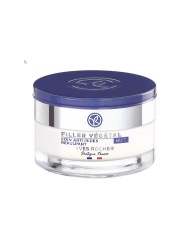 Yves Rocher Night Cream - Plumping Herbal Hyaluronic Care / Filler Vegetal 50 ML