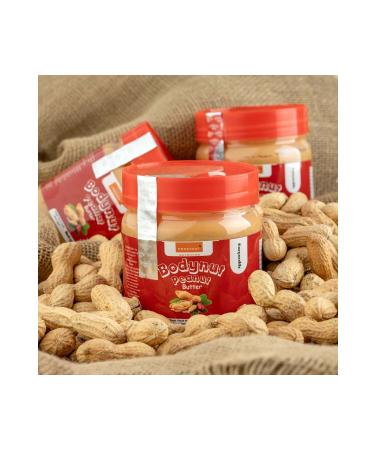 Bodynut Peanut butter Crunchy Crushed Peanut butter 500 grams