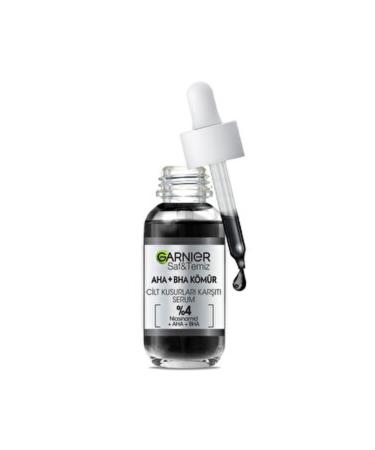 Garnier ( 3 PIECES ) Garnier Black Serum Aha Bha Anti-Imperfections Peeling Serum 30 ml