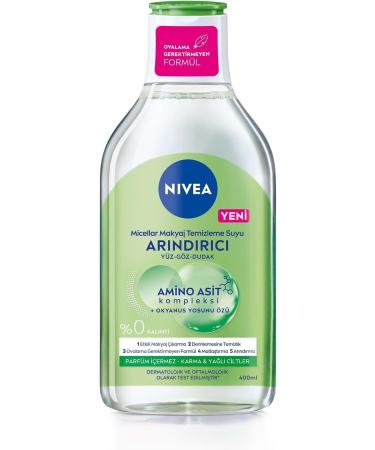 NIVEA Nivea Micellar Make-Up Remover Water Purifying and Mattifying 400 ml Face Eye and Lip Cleanser