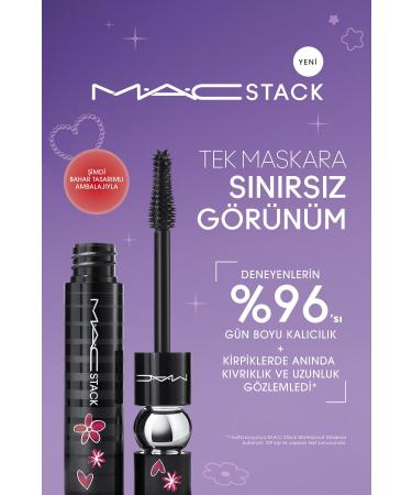 Mac New Spring Design Long and Voluminous Lashes Stack Mascara 12ml