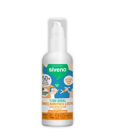 Siveno 0 Natural and Organic Tamanu Oil Sunscreen Lotion with Mineral Filter for the Whole Family 50 Spf 100 ml - Buy Online on GoSupps.com