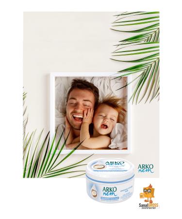 Arko Nem Coconut Oil Moisturizing Care Cream 300 Ml x 4 Pieces - Buy Online on GoSupps.com