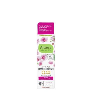 Alterra Anti-Aging Night Cream with Organic Argan Oil and Orchid Extract 50 Ml
