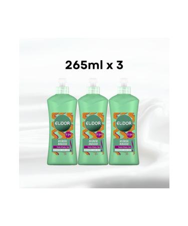 Elidor 3-Piece Elidor Definite Curls 7/24 Styling Hair Care Cream 265 ml