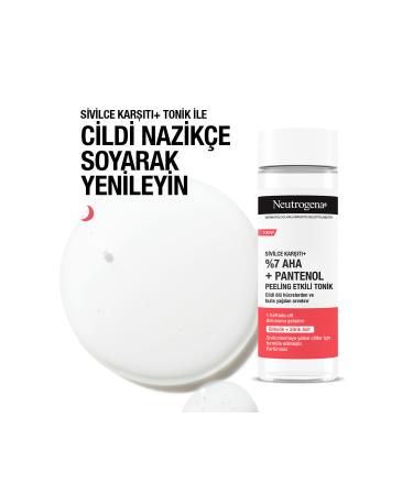 Neutrogena Anti-Acne Plus Peeling Toner Glycolic + Citric Acid 100ml PR - Buy Online on GoSupps.com