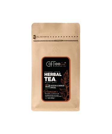 Coffeein Silence Calmness Tea - 250 grams | 80 Cups | 0 Natural Ingredients No Additives