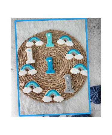 Mira's Hobbies 1 Year Old Sugar Dough Boutique Cookies for 1 Number Girl 20 Pieces (Please Read the Description) - Buy Online on GoSupps.com