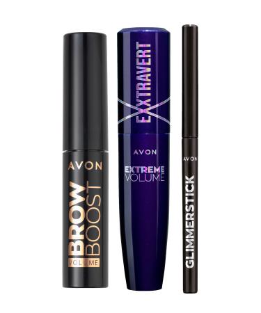 Avon Exxtravert Mascara Eyeliner and Eyebrow Gel Gift Package - Buy Online on GoSupps.com