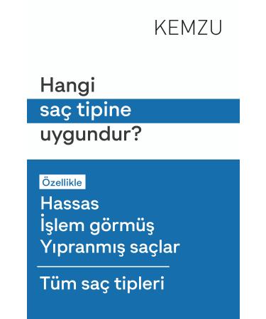 KEMZU Special Intensive Care Mask for Damaged Hair - Buy Online on GoSupps.com