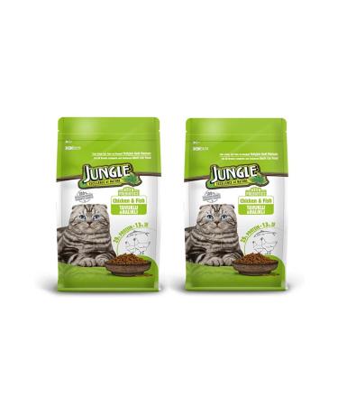 Jungle Chicken & Fish Adult Cat Manasi 500 Gr (2 PIECES)
