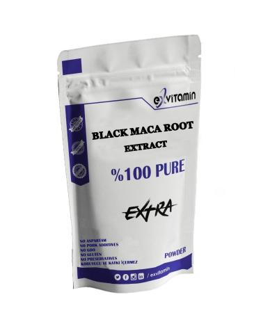 exvitamin Black Maca Powder Maca Root Extract Pure 50 gr