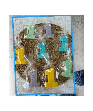 Mira's Hobbies 1 Year Old Sugar Dough Boutique Cookies for 1 Number Girl 20 Pieces (Please Read the Description) - Buy Online on GoSupps.com