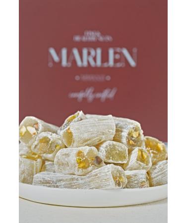 Marlen Premium Vanilla Pistachio Wick Turkish Delight 250g