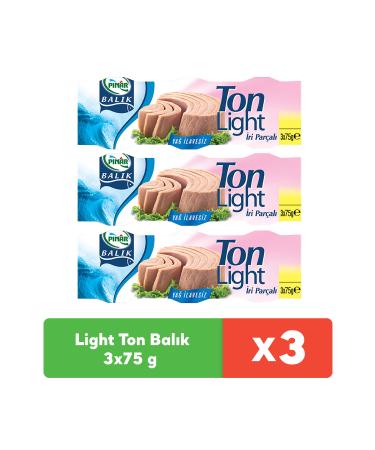 Pinar Light Tuna Fish 3x75 gx 3 Pieces