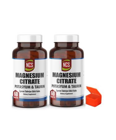 Ncs Magnesium Citrate Potassium Taurine 2X60 Tablets - Pill Box