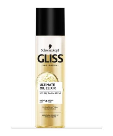 Gliss Ultimate Oil Elixir Nourishing Liquid Hair Care Conditioner - With Amino Acids and Argan Oil 200 ml