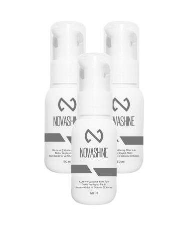 Novashine Moisturizing and Repairing Hand Cream 50 ml 3 Pieces | Tissue Regenerating Effect for Dry and Cracked Hands