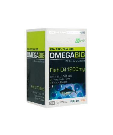Water Collagen Water Vitamin Omegabig Fish Oil 30 Capsules