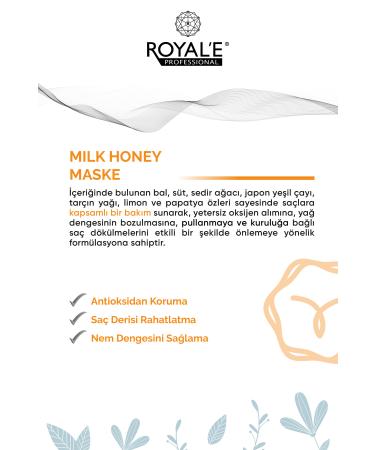 royale professional Hair Mask - Milk Honey Hair Mask 500ml - Buy Online on GoSupps.com