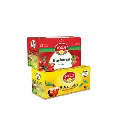 Do u BLACK LABEL BLACK AND ROSEHIP FILTERING TEA BAGS