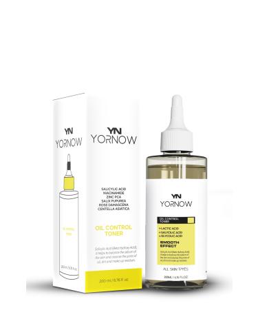 YORNOW Oil Control Toner- Salicylic Acid 200ml - Buy Online on GoSupps.com
