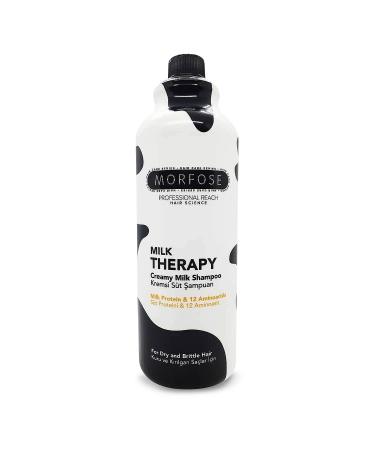 Morfose Milk Therapy Shampoo 1000 Ml - Soft and Fragrant Hair - Buy Online on GoSupps.com