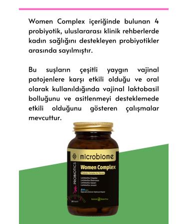 Microbiome Probiotic Complex For Women 30 Capsules 3 Pieces | Probiotic For Women - Buy Online on GoSupps.com
